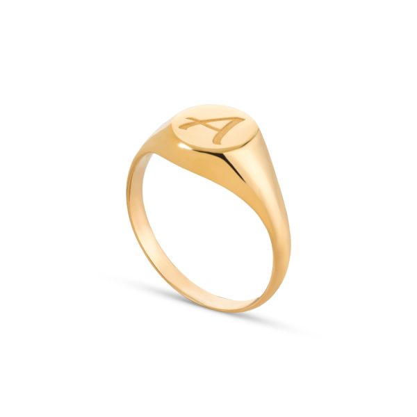 Anel em ouro amarelo