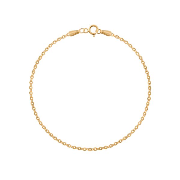 Pulseira de malha ouro amarelo