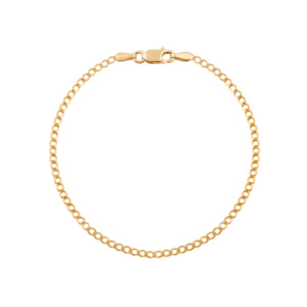 Pulseira de malha ouro amarelo