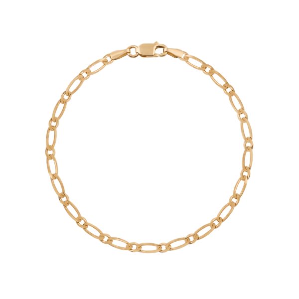 Pulseira de malha ouro amarelo