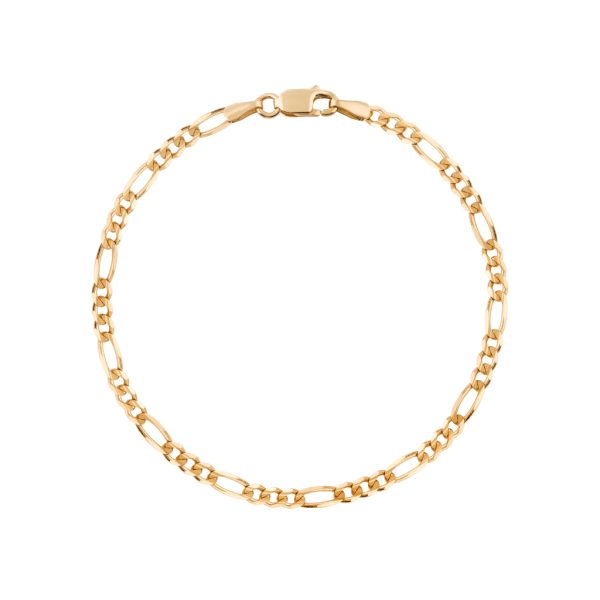 Pulseira de malha ouro amarelo