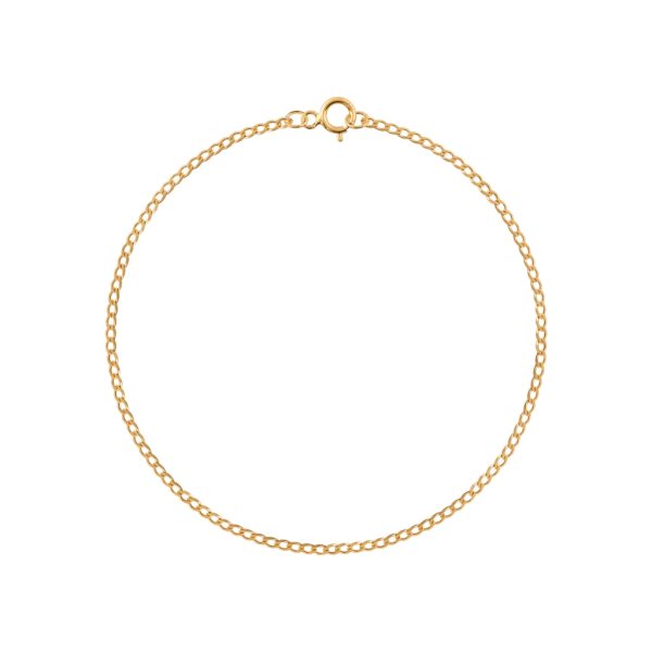 Pulseira de malha ouro amarelo