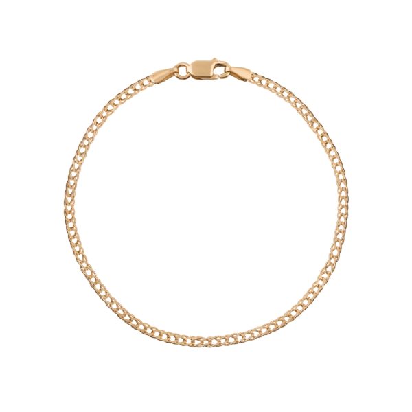Pulseira de malha ouro amarelo