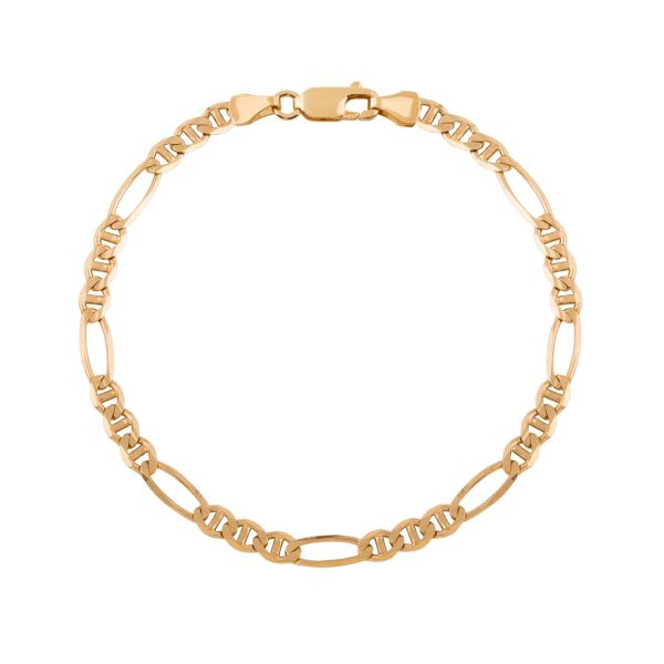 Pulseira de malha ouro amarelo