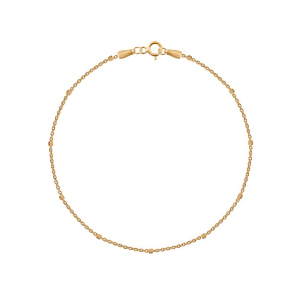 Pulseira de malha ouro amarelo